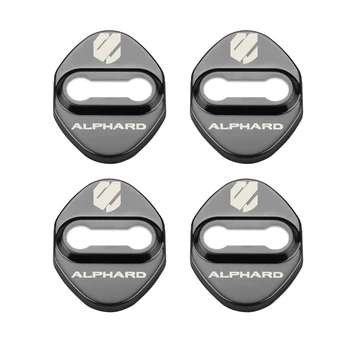 

Door Lock Decoration Protection Cover flags emblem case for Toyota Alphard corolla camry prado yaris Accessories Car Styling