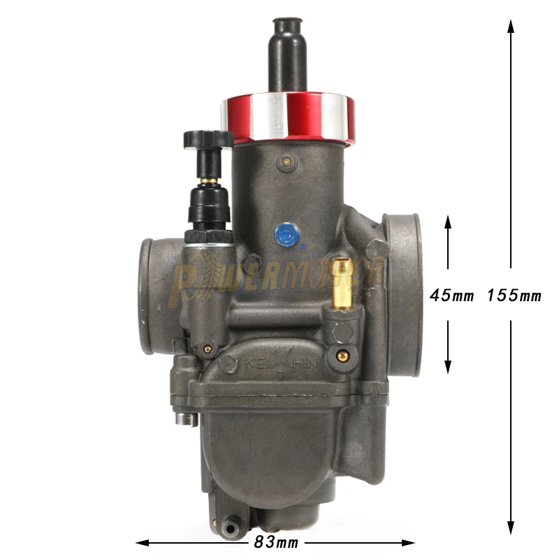 PowerMotor PE28 PE30 28 мм 30 мм ручной демпфер производительность гоночный карбюратор для мотоцикла Мопед скутер Байк квадроцикл ATV