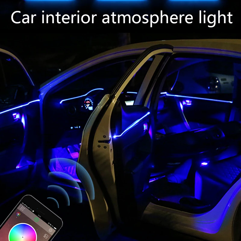 Car Ambient Light Led Decorative Trims With Colorful Atmosphere For Bmw