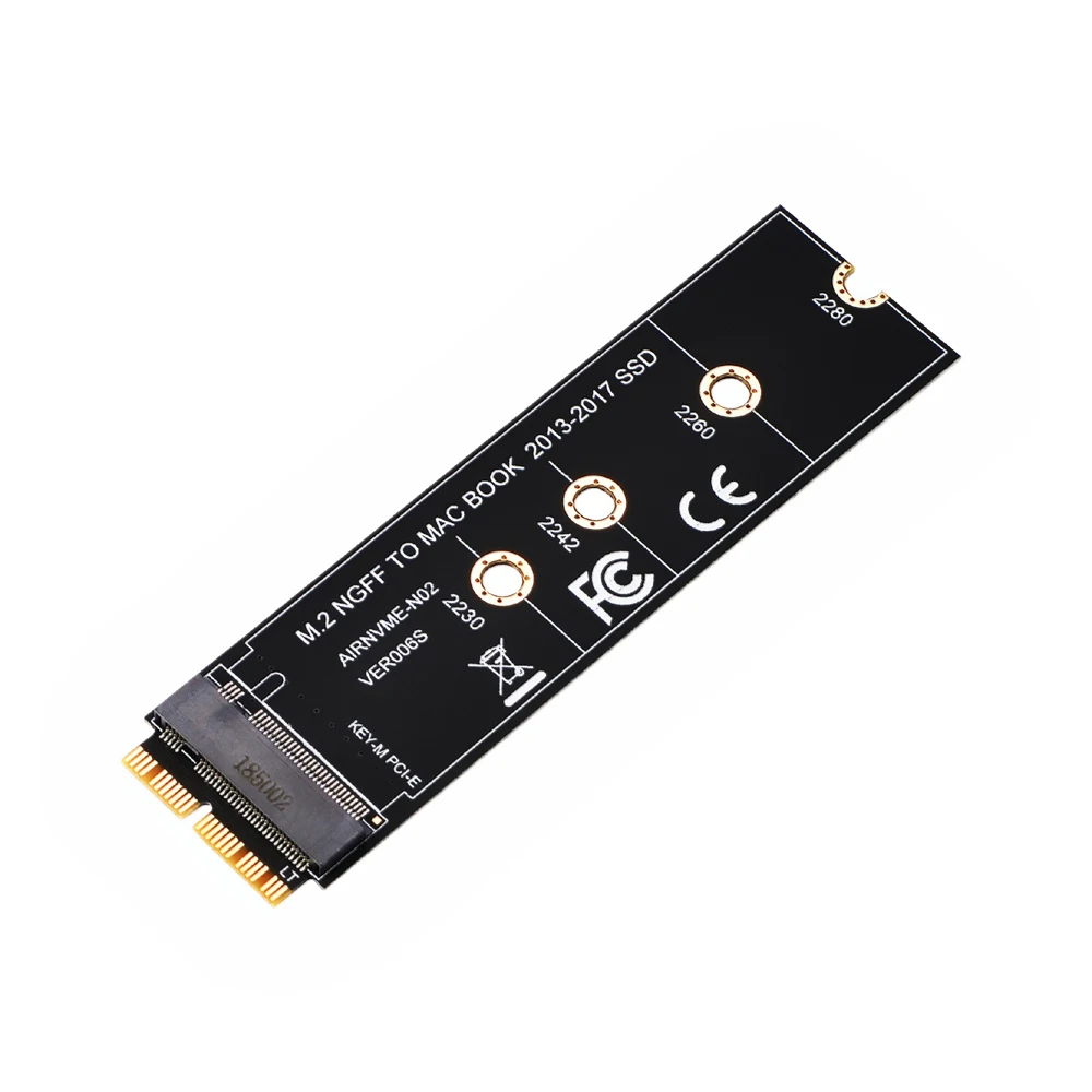 Для Apple SSD адаптер M.2 NGFF M ключ PCIe AHCI SSD адаптер для MACBOOK Air 2013 A1465 A1466 Pro A1398 A1502 A1419