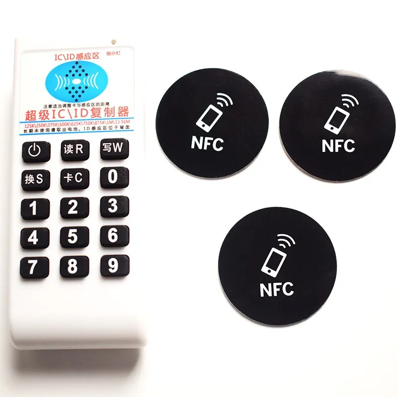 KDL Duplicateur RFID NFC 13.56 MHz IC/ID Lecteur de Carte Writer Cloner  Programmateur Copieur 125KHz T5577 Keyfob UID Réinscriptible Cartes à jeton  : : Bricolage