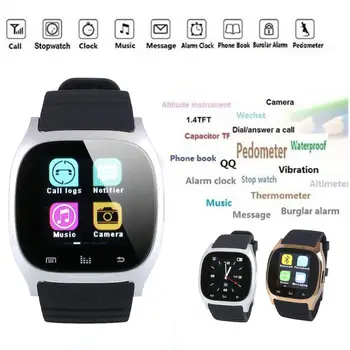 

Outdoor Super affordable Silver Smart Watch Week Stopwatch SMS Reminding Anti-Lost Alert for Android Alarm Clock fashion