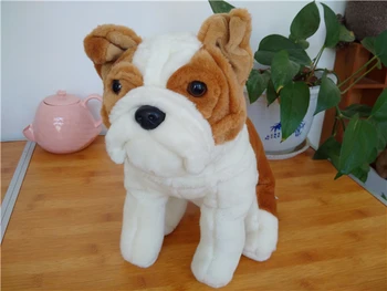 

Original Lifelike Big Bulldog Pet Dog Simulation Animal Soft Stuffed Plush Toy Doll Children Baby Birthday Gift