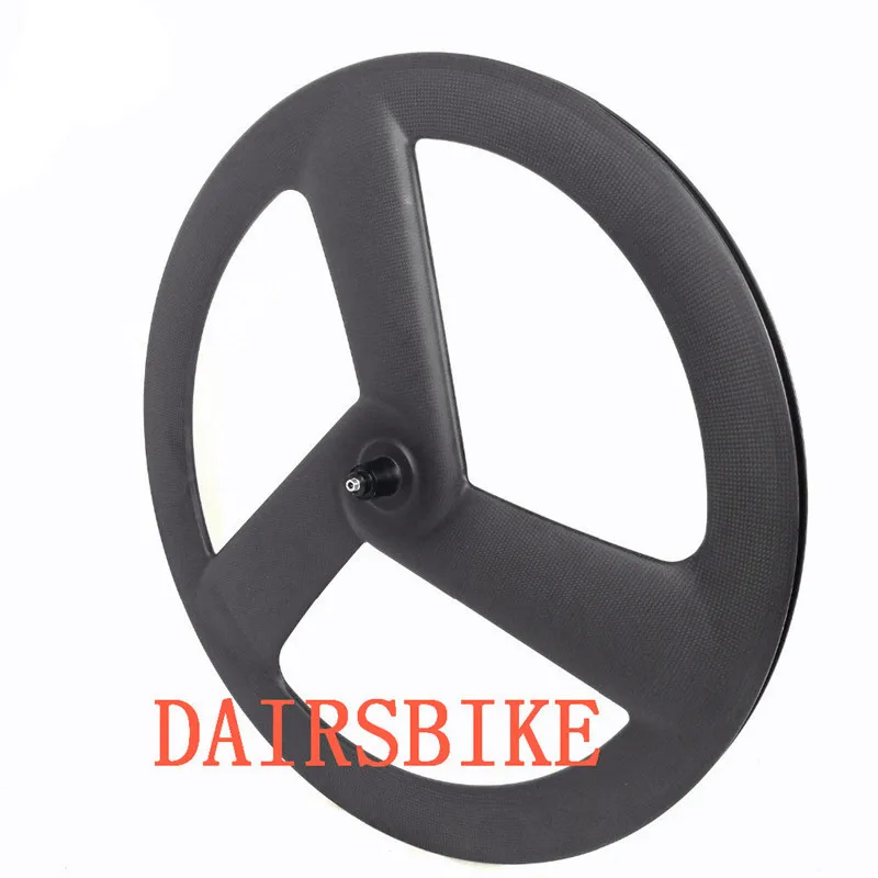 free shipping 700c carbon road spokes wheels road bike 3 spokes wheels bicycle raod wheelset spokes wheels 900g