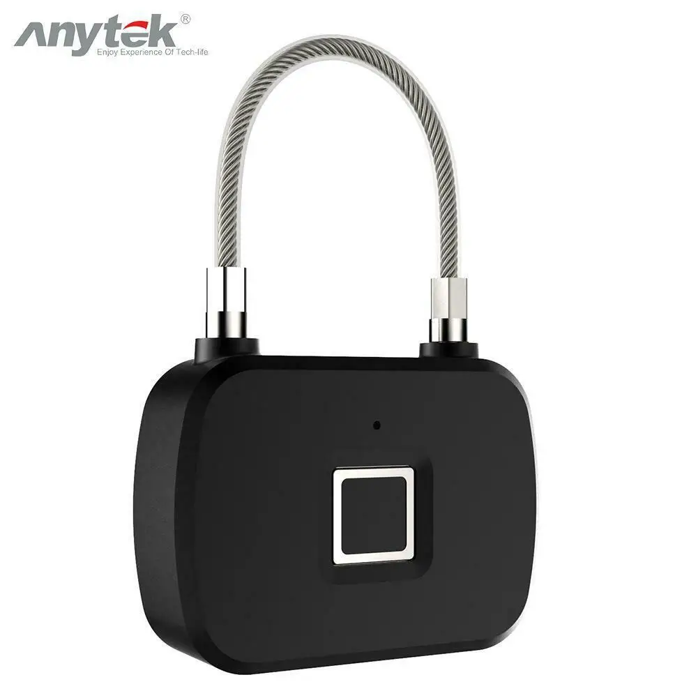 Умный замок отпечатков пальцев Противоугонный для дверного навесного замка чемодан чехол замок без ключа для дверной коробки сумка сменная Блокировка аккумулятора дропшиппинг