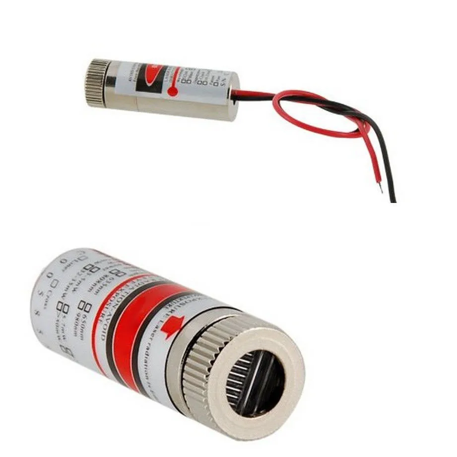 1 PC Adjustable Laser Head Red Line Module 5mW 650nm Focus 5V Industrial Grade | Инструменты