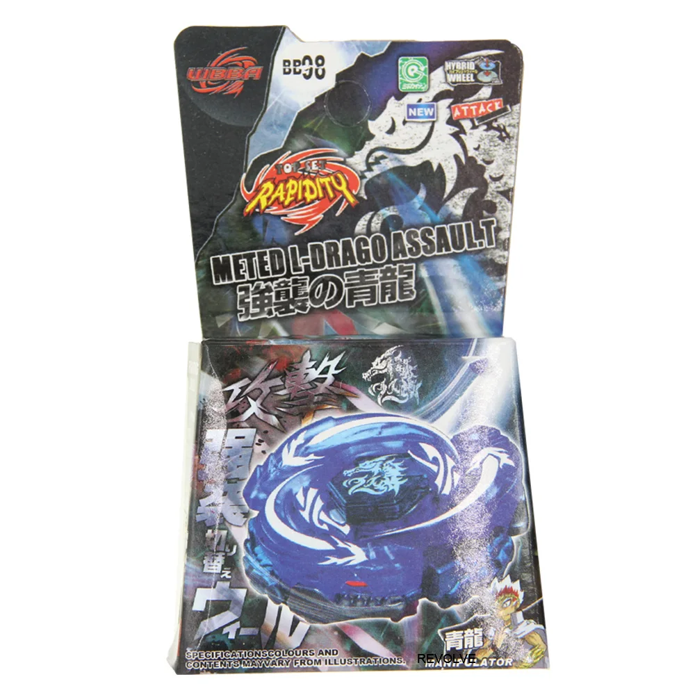 

B-X TOUPIE BURST BEYBLADE SPINNING TOP Metal Fusion Meteo L-Drago Assault BB-98 Battle Top Starter 4D System DropShipping