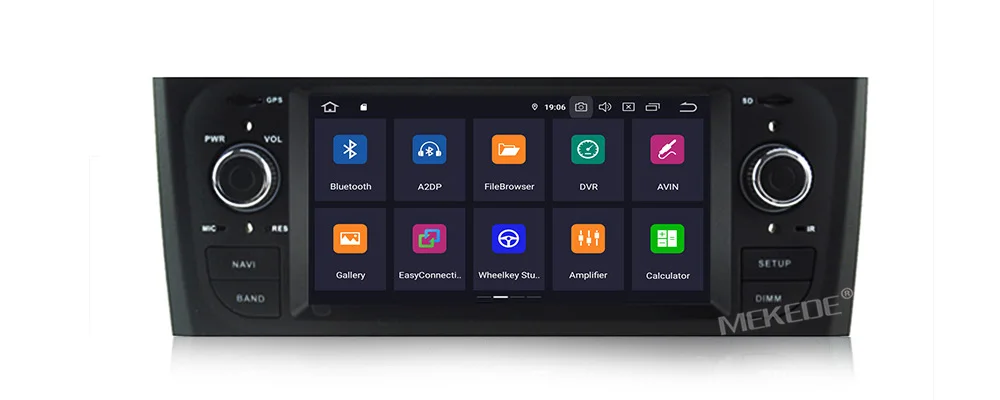 MP5 плеер Android 9,0 4/8core Автомобильный DVD Радио gps Мультимедиа Стерео для Фиат Гранд пунто Linea 2006-2012 WI-FI BT Зеркало Ссылка