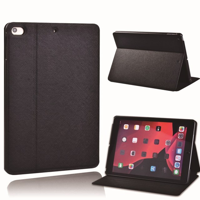 iPad 2 3 4 5 6 7/Air 1 2 3/Pro 11 2018 2020 PU Leather Tablet Stand Folio Cover -Ultra-thin Painting colors Slim Case