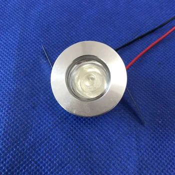 

5pcs/lot Led Mini Cabinet Downlights 1.5w 28mm Cut Hole 110v-220v White Frame Recessed Ceiling No Flicker Spot Lights For Home