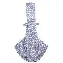 Серый волновой узор двойной круг регулировки Pet сумка наплечная Двусторонняя портативная походная упаковка