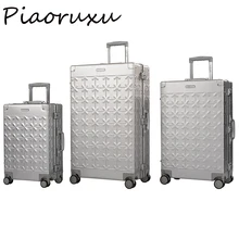 100% алюминиево-магниевый сплав чемодан ТАС замок 100% Спиннер бизнес-тележка для багажа Сумка на колесе
