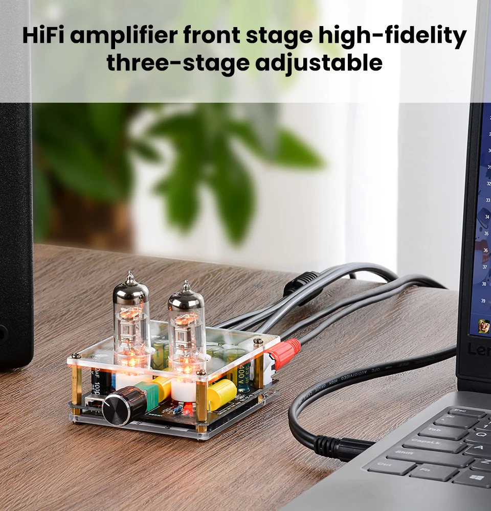 headphone amplifiers AIYIMA HiFi Tube Preamp 6K4 Tube Preamplifier Amplifiers Upgraded Bile Buffer Auido Amp Speaker Sound Amplifier For Home Theater 5 channel amplifier