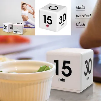 

Cute Digital Kitchen Timer 5/15/30/60 Minutes Kids Workout Timer Digital Time Management Cube The Miracle Multi-functional Timer