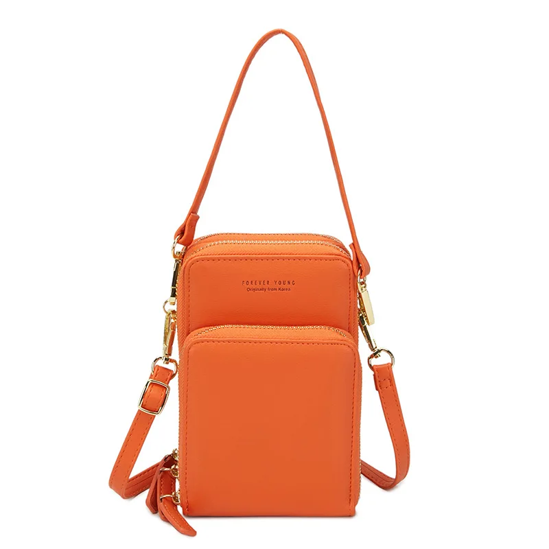 

NEW Korean fashion large-capacity diagonal bag solid color multi-function mobile phone storage bag female shoulder messenge bag