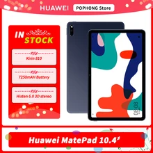 Huawei MatePad tablet PC da 10.4 pollici kirin 810 Octa Core screen collaborazione GPU Turbo Android 10 7250mAh batteria grande