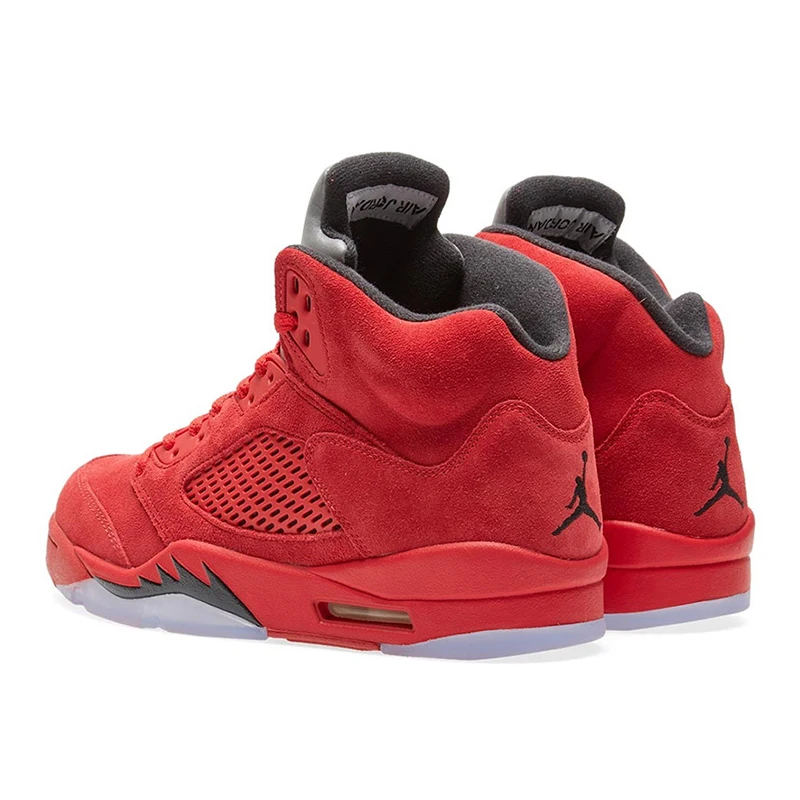 Оригинальные Мужские дышащие баскетбольные кроссовки Air Jordan 5 в стиле ретро, новинка