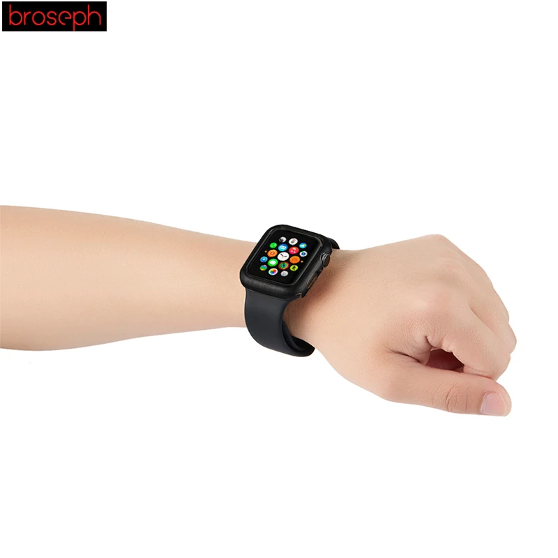 Защитный чехол для Apple Watch Series 4 40 мм 44 мм корпус корпуса КОРПУСА ДЛЯ Iwatch 1 2 3 42 мм 38 мм бампер для часов