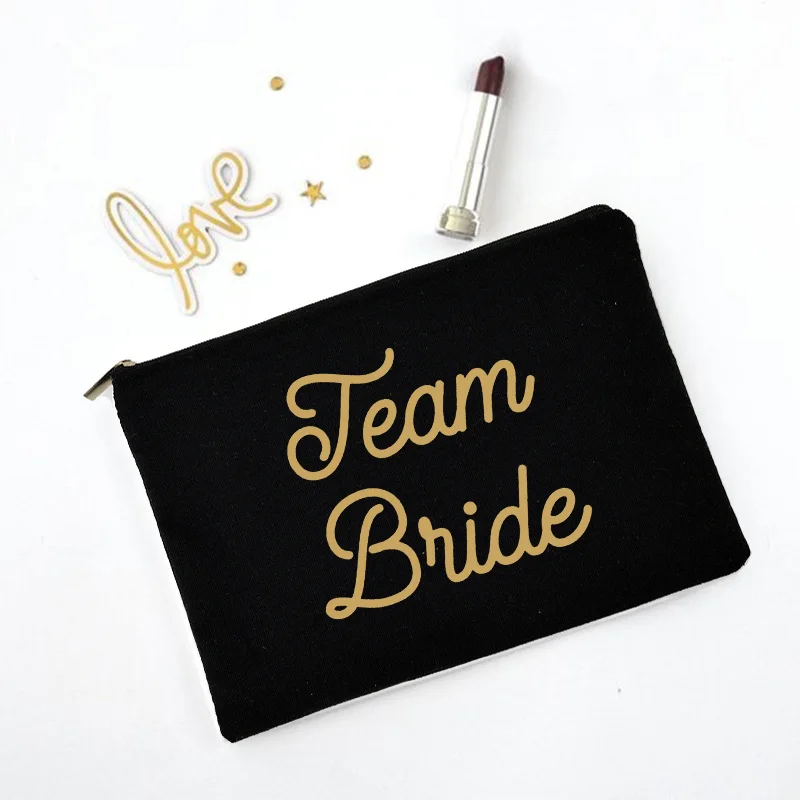 Team Bride Makeup Bag