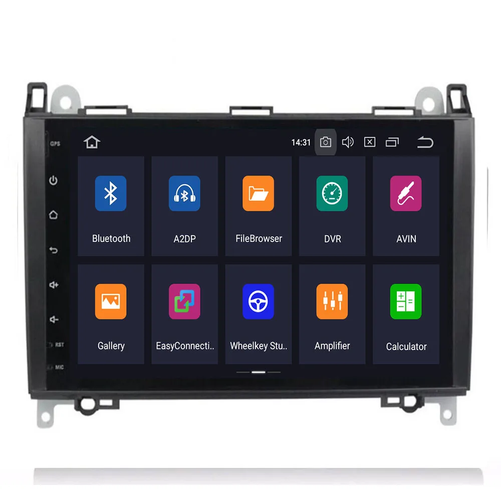 Clearance 9Inch Android 9 Car NO DVD Radio for Mercedes/Benz/Sprinter/B200/W245/B170/W209/W169 VW Crafter with BT 4GWifi GPS Radio 4GRAM 1