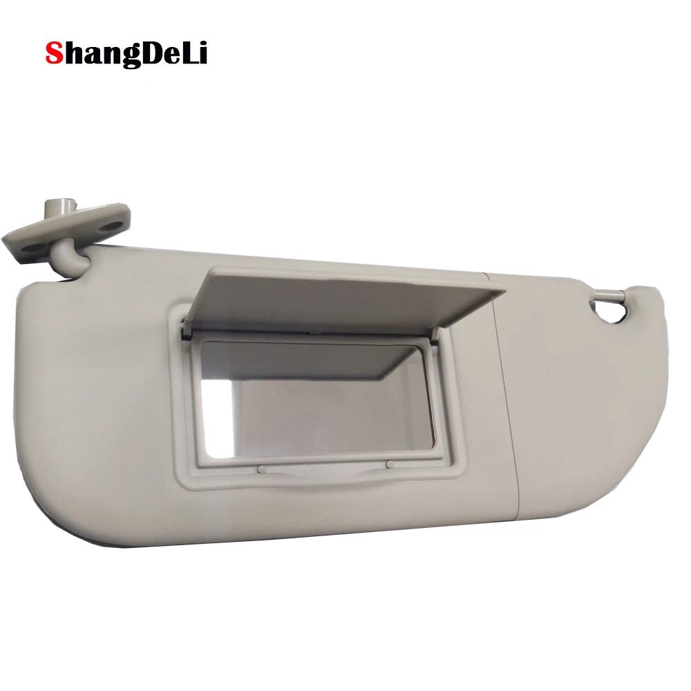 Parasol para coche con maquillaje espejo de protector solar para Peugeot 301 para Citroen Elysee 2014-2017