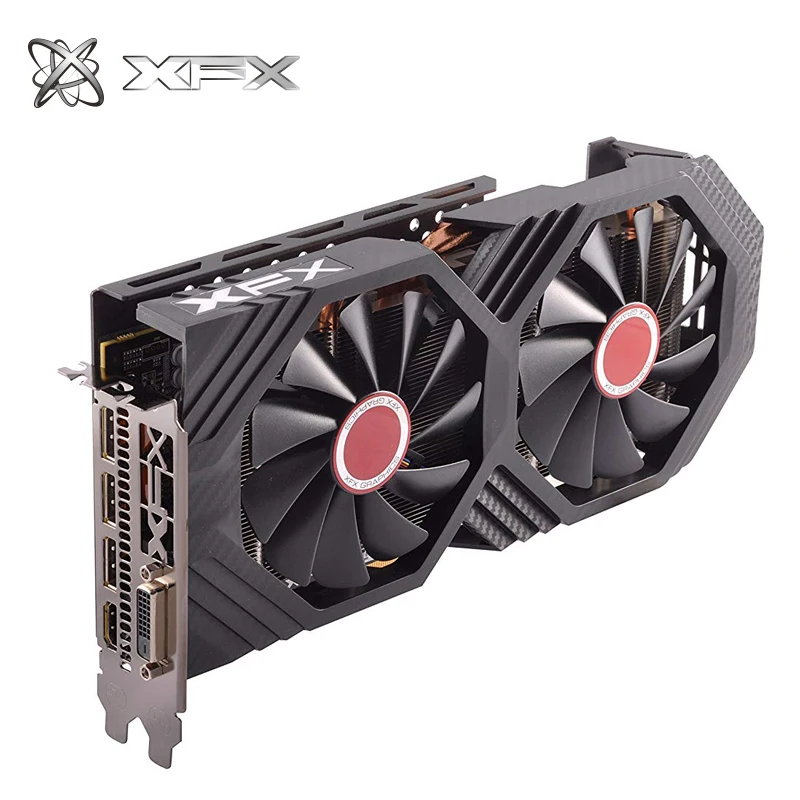 Б/у игровые видеокарты XFX RX 580 8GB 256bit GDDR5 для настольных ПК Видеокарта не майнит