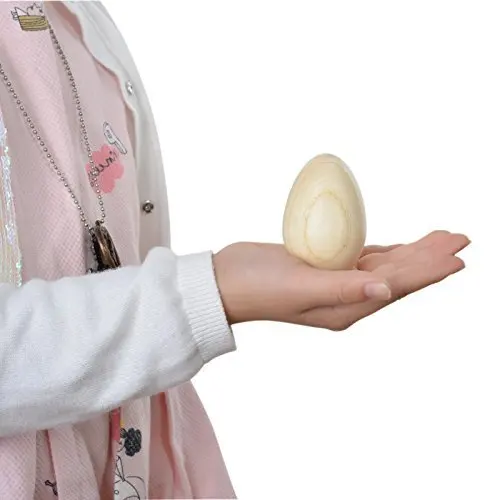 Set of 6 pcs Wooden Percussion Musical Egg Maracas Egg Shakers Musical Instrument Toy for Kids