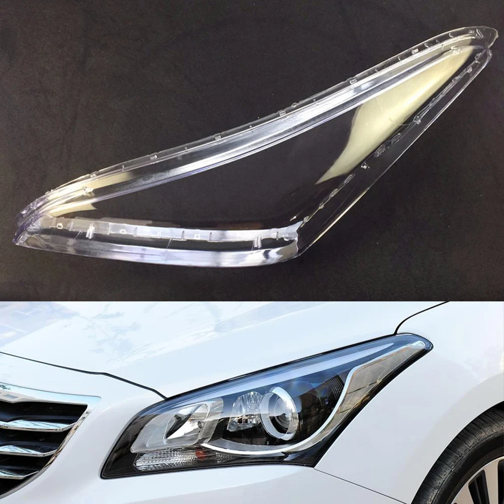 Для hyundai Mistra 2012 2013 объектив фары автомобиля крышка фары Замена Прозрачный авто оболочка Крышка - Цвет: Driver Side