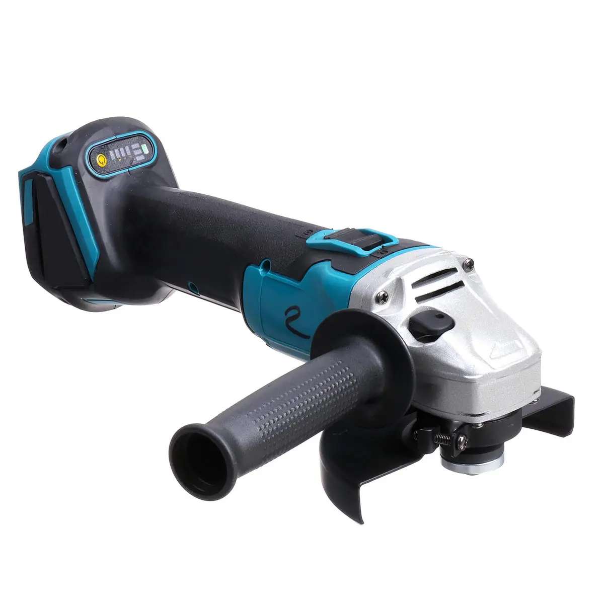 Amoladora angular de impacto inalámbrica sin escobillas, Variable, 4 velocidades, 100/125mm, de 18V para batería Makita (solo herramienta) ► Foto 2/6