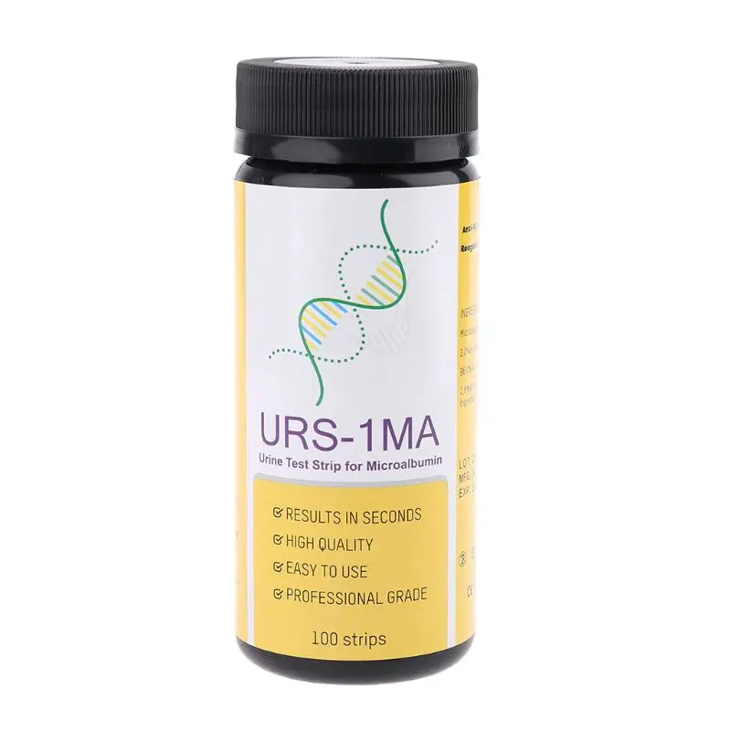 

100strips Urine Test Strip for Microalbumin Anti-VC Reagent Strips Urinalysis A5YD