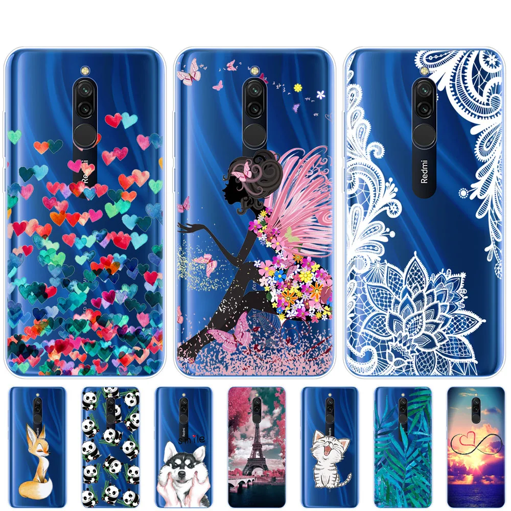 Чехол для xiaomi redmi 8, чехол s, Мягкий ТПУ силиконовый чехол для redmi 8, бампер hongmi 8, бампер Copa, полностью 360, защитный чехол