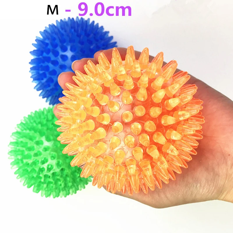 

Training Pet Dog Ball Squeak Dog Toys For Golden Retriever Large Dog Spiked Ball Dog Toy Balls Spike Ball Dog игѬђки для собак