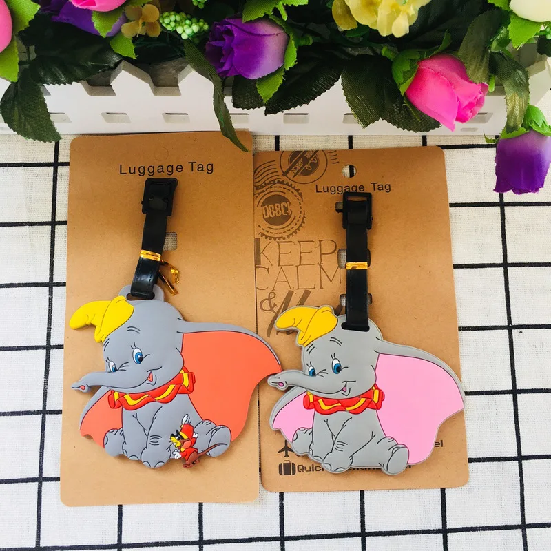 Fly Elephant аниме аксессуары для путешествий багажная бирка на чемодан ID адрес портативный держатель тегов багажная этикетка подарки Новинка