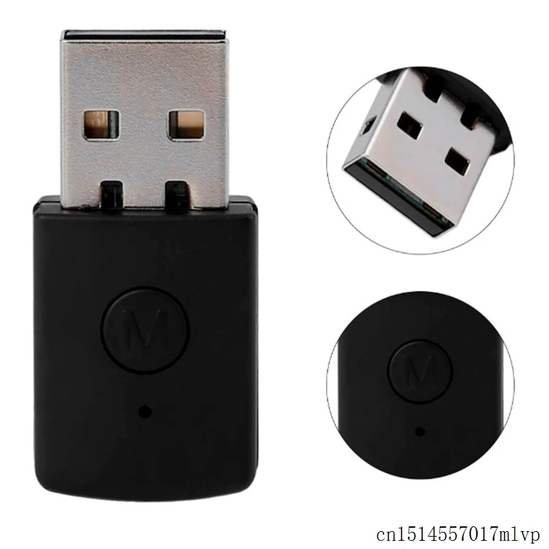 20 Pcs USB Bluetooth Dongle Adapter for PS4 Controller Console Wireless Headphone MIC Receiver