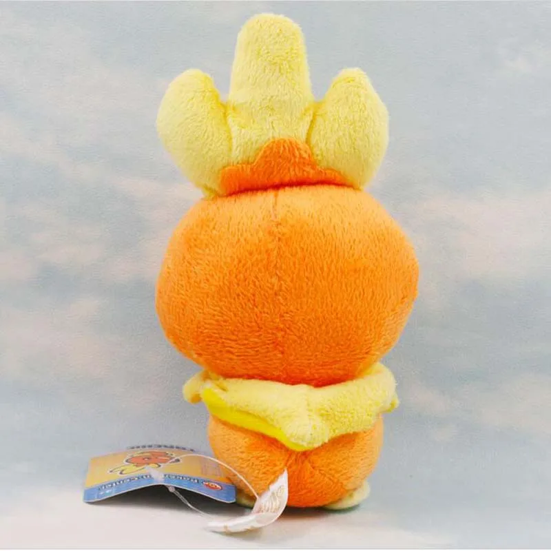 16 см Torchic стоящая кукла аниме плюшевые игрушки желтый милый реалистичные хорошее качество подарок на Рождество, Хэллоуин для детей