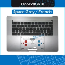 Космический серый A1990 Топ чехол с клавиатурой+ подсветкой для Macbook Pro retina 15," A1990 Топ чехол Упор для рук Замена