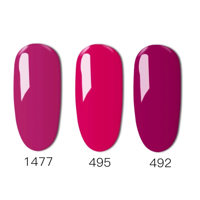 3 шт ibdgel Гель-лак розовый красный цвет 15 мл дизайн ногтей маникюр Гибридный верниш Полупостоянный УФ-гель Краска Лак для ногтей - Цвет: 1477 495 492
