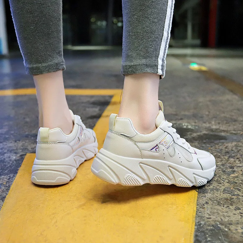 

Dad Shoes Women's 2019 Spring Summer INS MacBook Athletic Shoes Versatile Online Celebrity Mesh Breathable Shoe Fashion Casual S