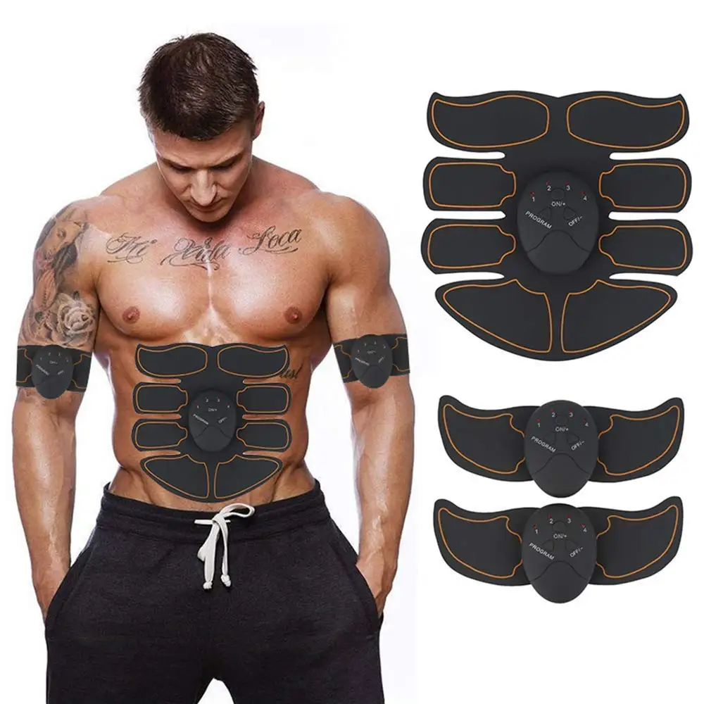 Unisex ABS Muscle Trainer Fitness Abdominal Sport Press Stimulator Gym Gear EMS Hip Abdominal Stimulator Fitness Body Slimming