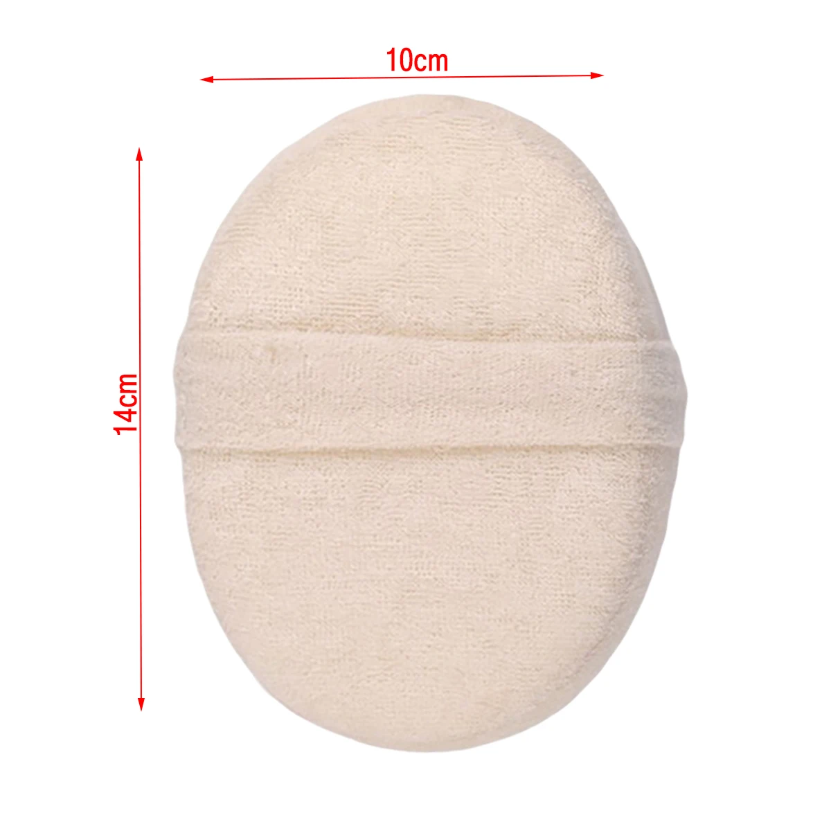 Beige Natural Loofah Sponge Exfoliating Bathing Artifact Exfoliator Bath Massage