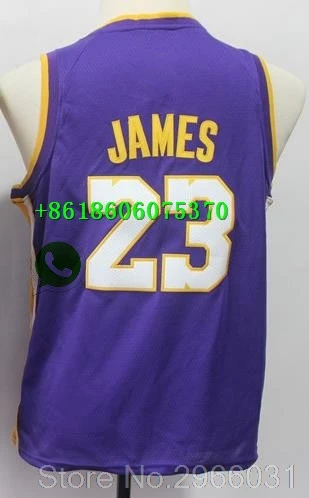 Лос-Анжелес Молодежный детский#23 Леброн Джеймс 2 Lonzo Ball 0 Кайл Kuzma Kobe#24 Bryant Jersey