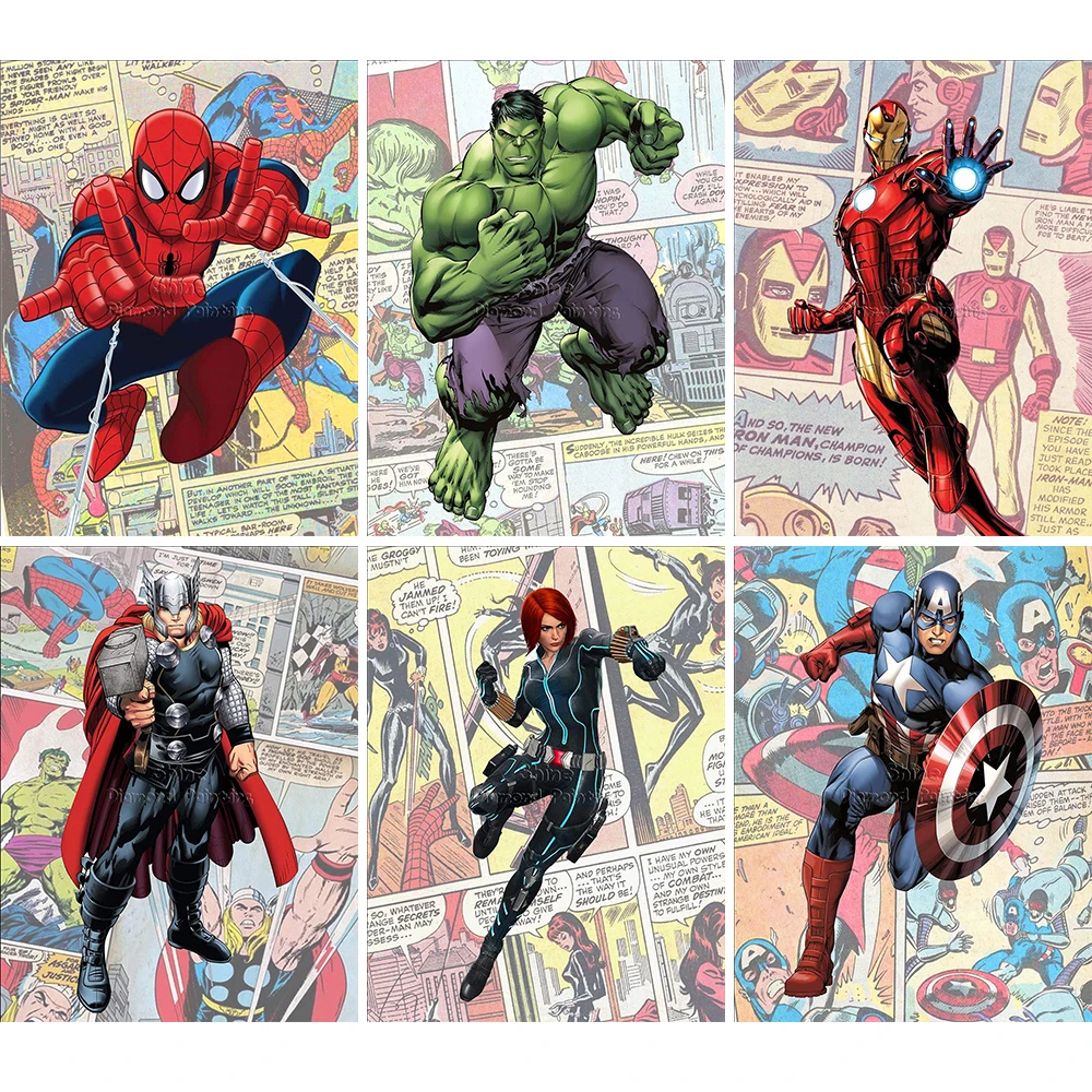 Marvel Diamond Painting Full Avengers Cartoon DIY Nigeria