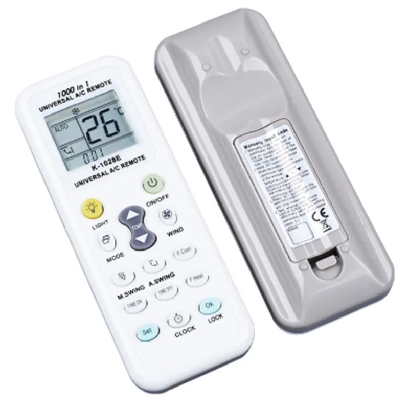 1000 in 1 Wireless Remote Control K-1028E AC Digital LCD Power Consumption Air A/C Universal Remote Control for Air Conditioner smart infrared remote,remote control for air conditioner