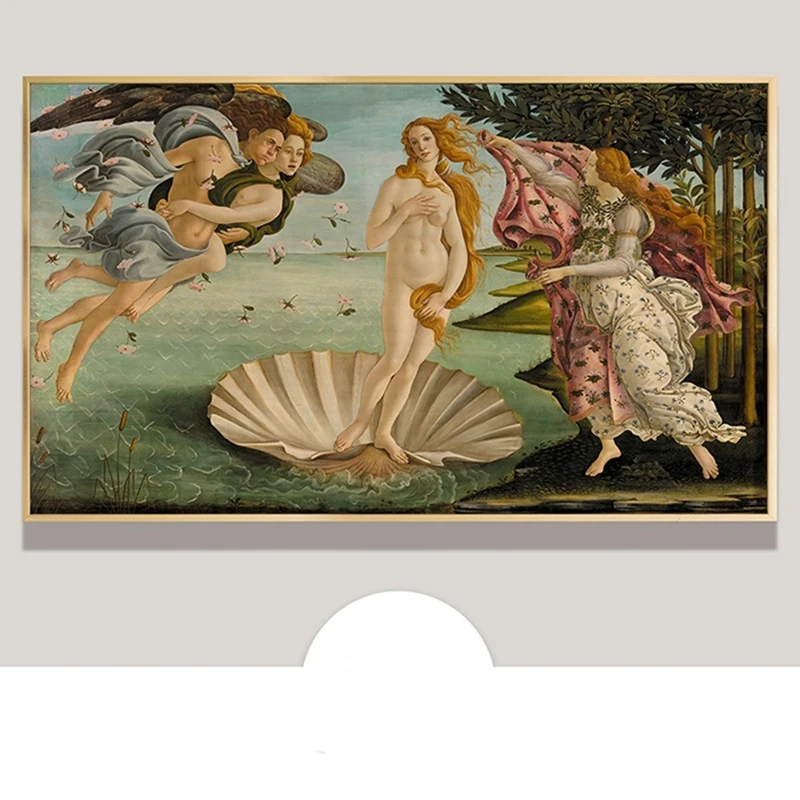 Картина маслом Botticelli известная картина с изображением рождения Венеры постеры и
