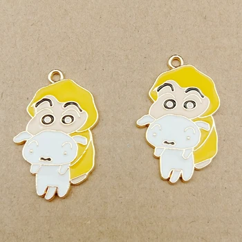 

10pcs 21x34mm cartoon charm enamel charms for jewelry making and crafting fashion earring pendant bracelet and necklace charms