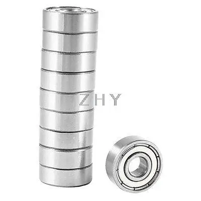 

10 Pcs 607ZZ 19x7x6mm Metal Sealed Single Row Deep Groove Ball Bearing