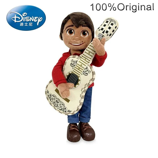 Disney Original Pixar Miguel With Guitar Kawaii Coco Small 11 Plush Soft Stuffed Toy Doll Pillow Bolster Toys Kid Birthday Girls