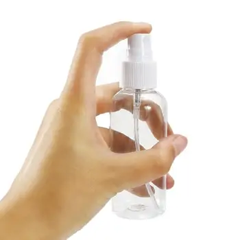 

5 pcs 60 ml Transparent Empty Spray Bottles Plastic Mini Refillable Container Empty Cosmetic Containers Portable Atomizer Bottle