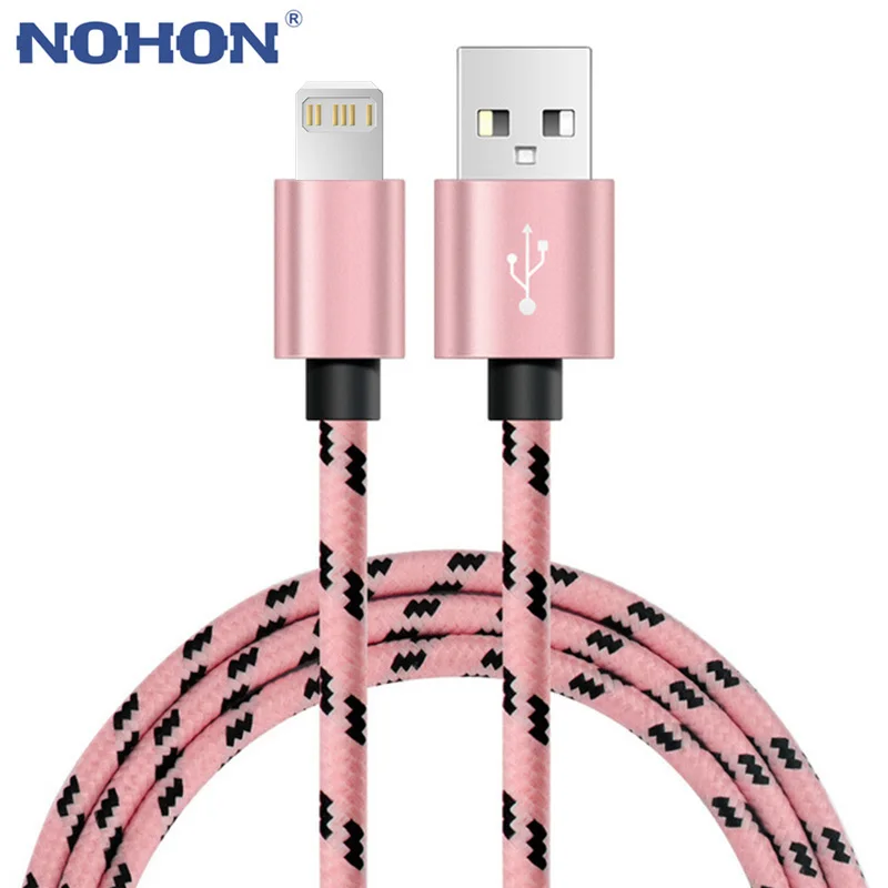 Cable iPhone chargeur iphone USB - Pack de 3, 1m+2m+3m en Nylon