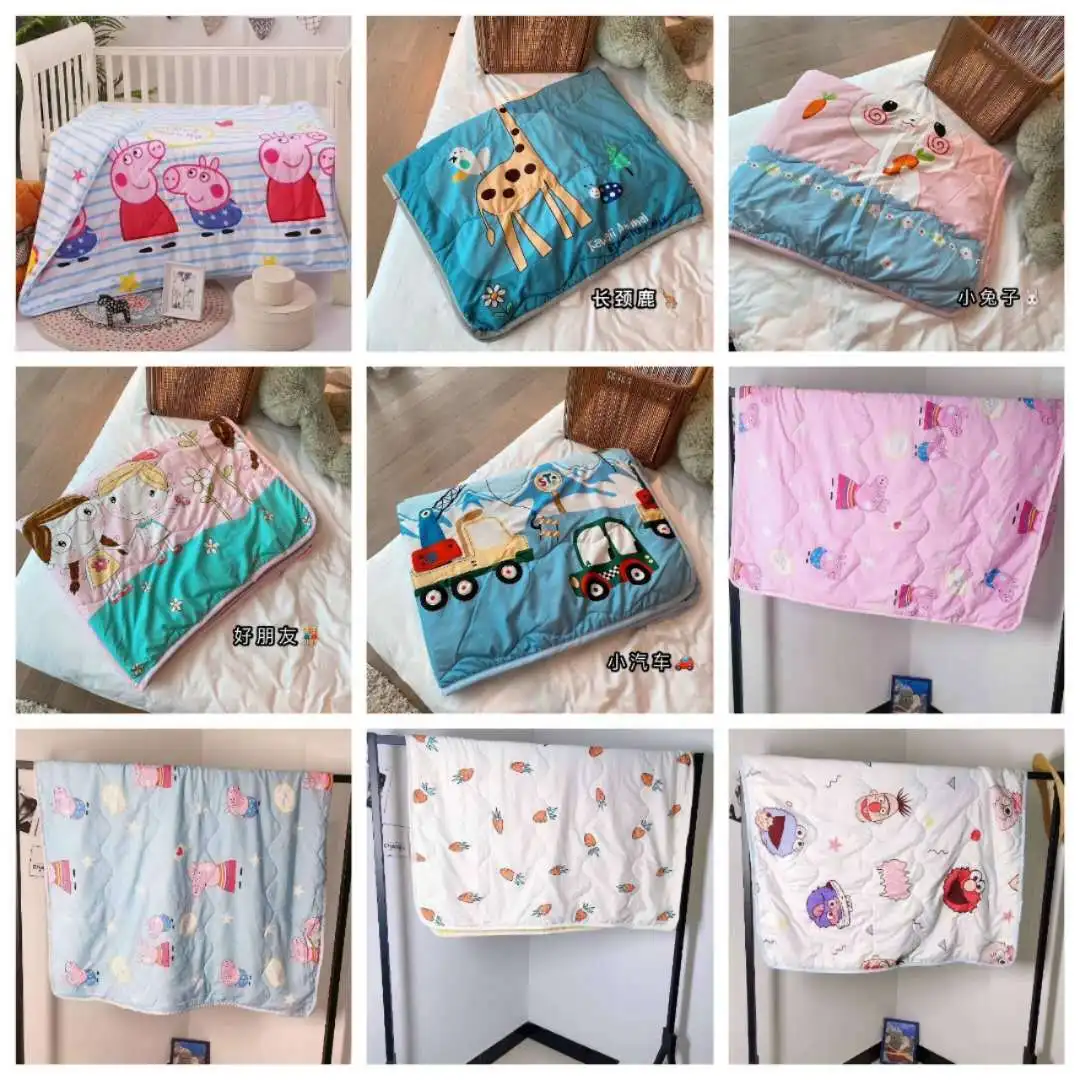 

Children's [Upgraded Version of the Children Quilt] Online Popular Family Simple Style Washed Children's Summer Blanket